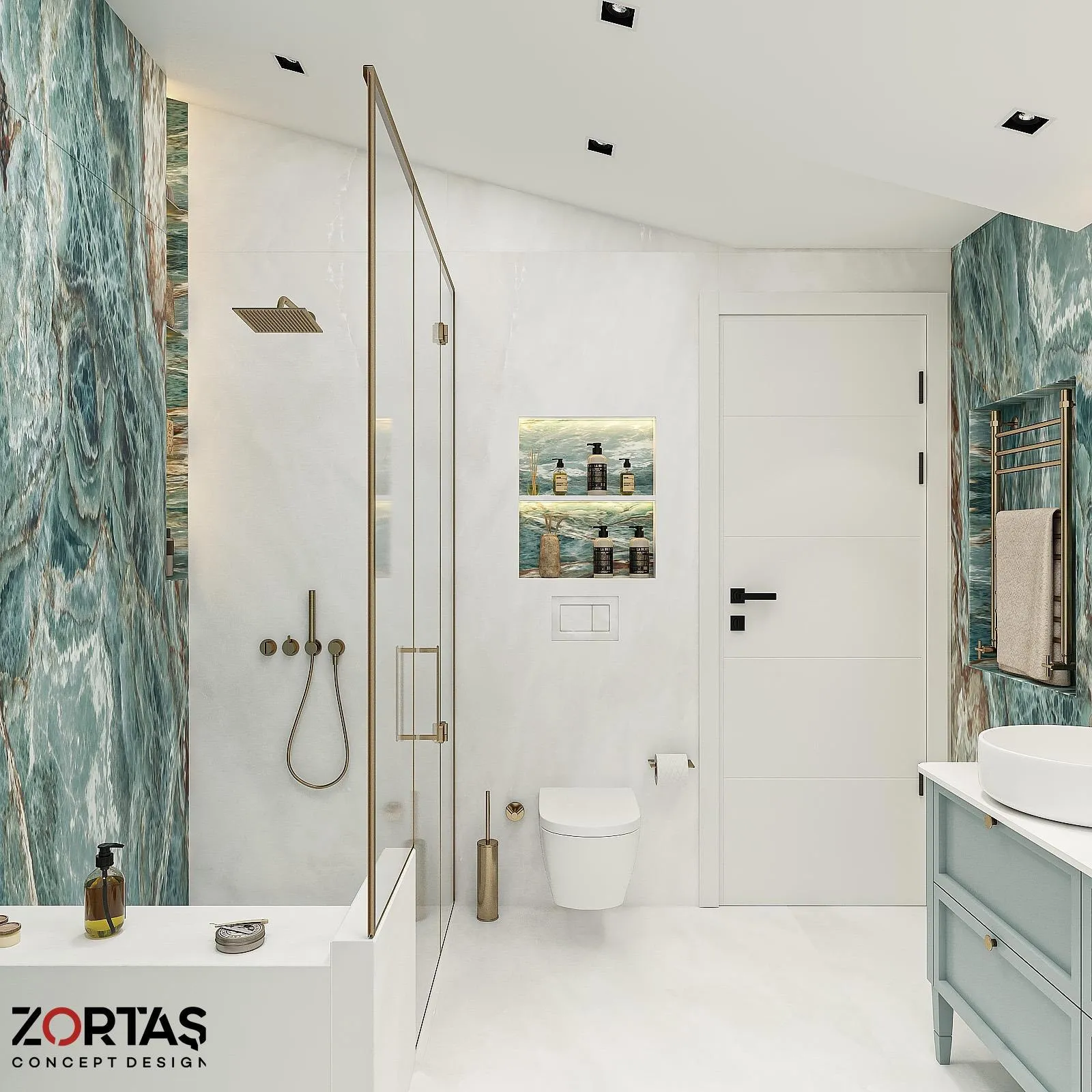 Banyo — duş hacmi